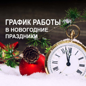 Время работы клиники в новогодние и рождественские праздники 2021-2022г!
