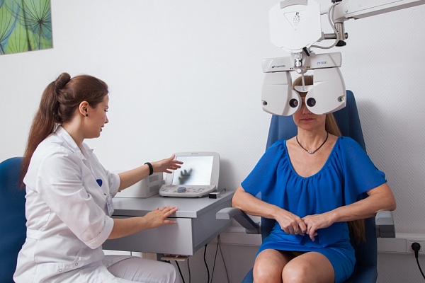 Измерение остроты зрения (визометрия)